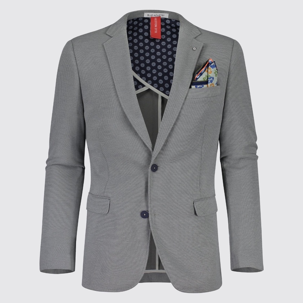 Blue Industry Core Waffle Blazer